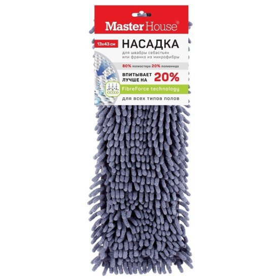 Насадка для швабры 430х130 мм Master House Себастьян/Франко микрофибра