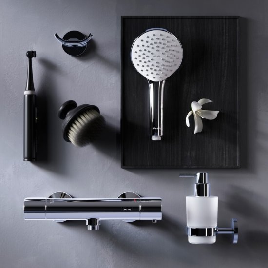 Смеситель для душа без излива AM.PM X-Joy хром без лейки термостатический (F85A40000)