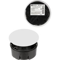 Монтажная коробка TDM ELECTRIC У192 СП D102x30 мм, крышка, IP20, инд. штрихкод
