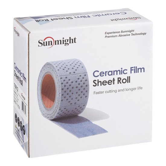 Лист шлифовальный Sunmight Ceramic L712T 70 мм 12 м P240 с мультипылеотводом