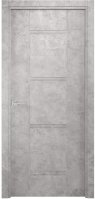 Комплект двери Виктория глухая 60x200 см финиш бумага цвет бетон без доборов