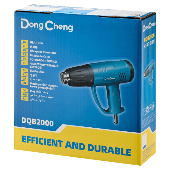 Фен технический сетевой Dongcheng DQB2000, 2000 Вт