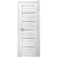 Комплект двери Новара Горизонталь остекленная 90x200 см ПВХ цвет ривьера айс с добором 150 мм