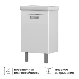 Комплект мебели для ванной комнаты Vigo Milk 47.2 раковина шкаф с зеркалом цвет корпуса белый