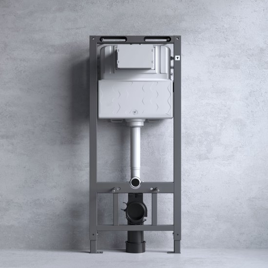 Комплект инсталляции AM.PM Tech с безободковым унитазом Aquatek Европа клавиша AM.PM Tech белая