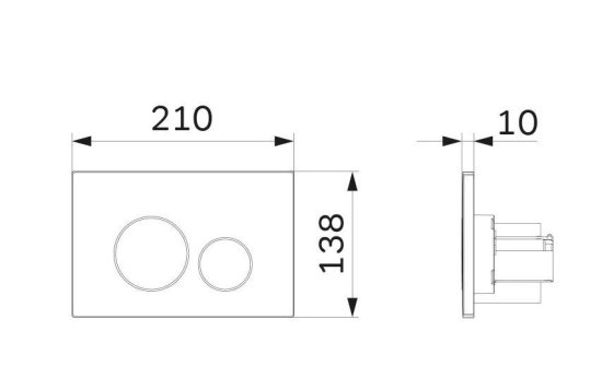 Комплект инсталляции AM.PM Tech с безободковым унитазом Aquatek Европа клавиша AM.PM Tech белая