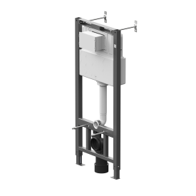 Комплект инсталляции AM.PM Tech с безободковым унитазом AM.PM Force клавиша AM.PM Tech M чёрная