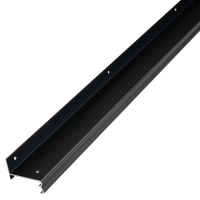 Комплект системы для раздвижных дверей Лион 249 см три двери цвет черный