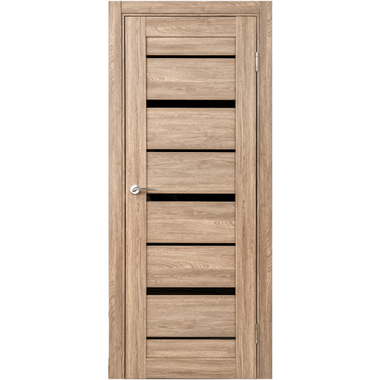Комплект двери Тренто остекленная 60x200 см ПВХ цвет дуб европейский без доборов