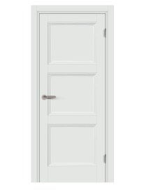 Комплект двери Трилло глухая 60x200 см Hardflex белый с добором 100 мм