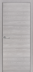 Комплект двери глухая 90x200 см Hardflex цвет ясень серый с добором 100 мм