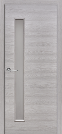 Комплект двери остекленная 80x200 см Hardflex цвет ясень серый с добором 150 мм