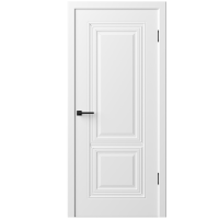 Комплект двери Юлия глухая 80x200 см эмаль цвет белый с добором 150 мм