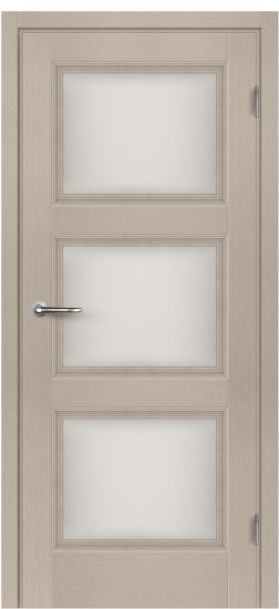 Комплект двери Трилло со стеклом 60x200 см Hardflex цвет ясень элегант с добором 200 мм