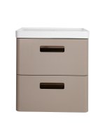 Тумба под накладную раковину Гарда 60x60 шкаф пенал цвет корпуса бежевый