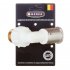 Угол Henco (5PKW-3206) 32(пресс) х 1 НР(ш) белый PVDF
