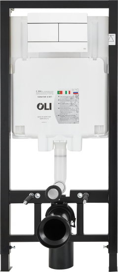 Комплект инсталляции Oli 80 Eco с безободковым унитазом Iddis Lahta