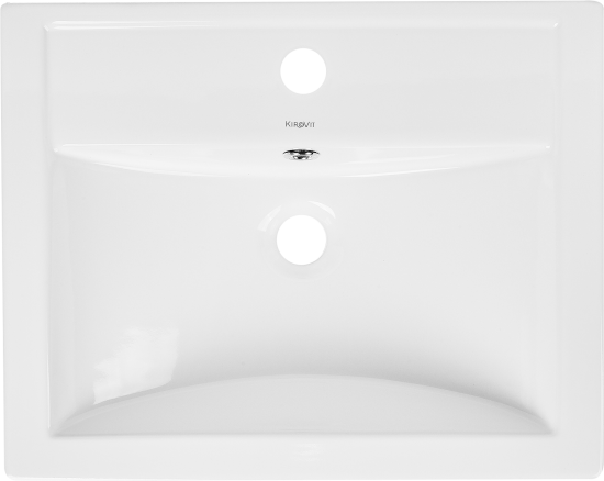 Тумба под накладную раковину Wood 46.5x49 раковина Kirovit Фостер шкаф-пенал шкаф напольный цвет корпуса коричневый