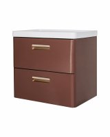 Тумба под накладную раковину Гарда 80x60 шкаф пенал цвет корпуса коричневый