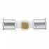 Тройник Henco (14PKW-320532) 32(пресс) х 3/4 НР(ш) х 32(пресс) белый PVDF