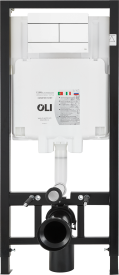 Комплект инсталляции Oli 80 Eco с безободковым унитазом Sensea Neo