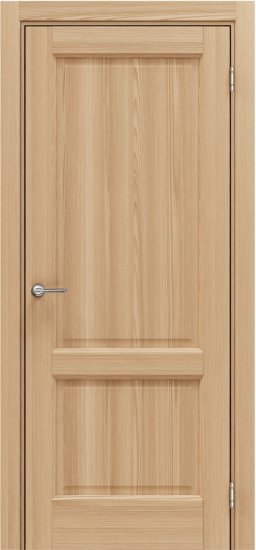 Дверь межкомнатная глухая Эгли 2 90x200 см полипропилен цвет натуральный с замком и петлями