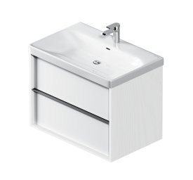 Тумба под накладную раковину AM.PM Stern 74.6x54 раковина KONSENSA Teano шкаф-пенал цвет корпуса белый