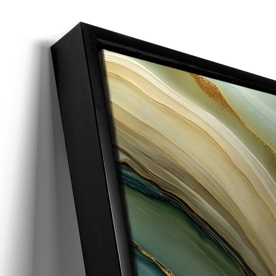 Картина в раме Зеленый мрамор 40x50 см цвет разноцветный