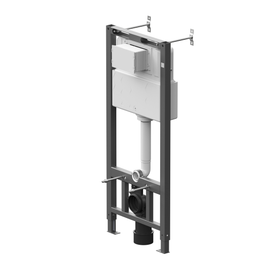 Комплект инсталляции AM.PM Tech с унитазом безободковым Aquatek Европа клавиша AM.PM Tech L серебристая