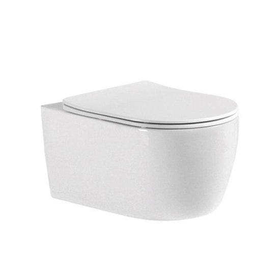 Комплект инсталляции AM.PM Tech с унитазом безободковым Aquatek Европа клавиша AM.PM Tech L серебристая