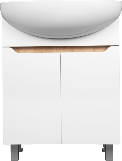 Тумба под накладную раковину Руан 60x83 раковина Амур шкаф-пенал Руан шкаф с зеркалом цвет корпуса белый