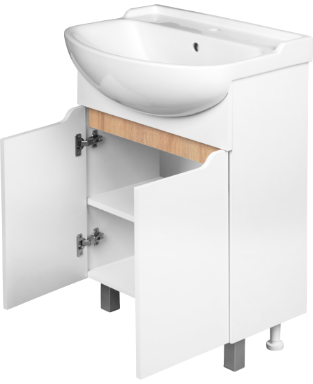 Тумба под накладную раковину Руан 60x83 раковина Амур шкаф-пенал Руан шкаф с зеркалом цвет корпуса белый