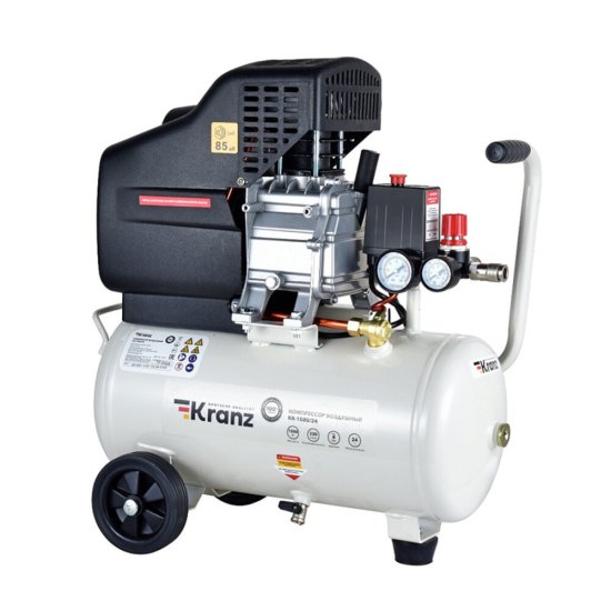 Компрессор масляный Kranz KR-1500/24 24 л 1,5 кВт (KR-16-1151)