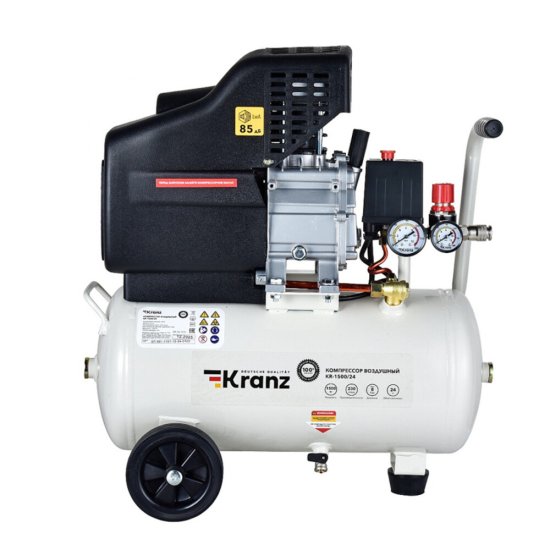 Компрессор масляный Kranz KR-1500/24 24 л 1,5 кВт (KR-16-1151)