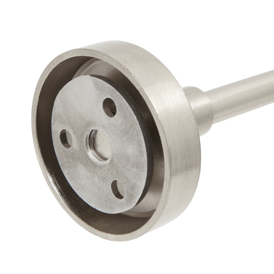 Держатель для однорядной штанги металл цвет хром 19.5 см