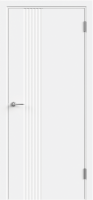 Комплект двери Сейши глухая 60x200 см эмаль цвет белый без доборов