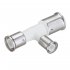 Тройник Henco (11PKW-322026) 32(пресс) х 20(пресс) х 26(пресс) белый PVDF