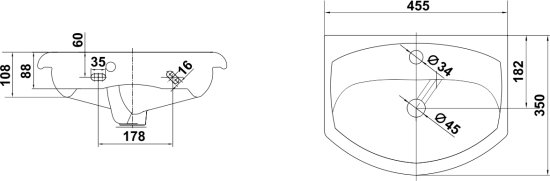 Тумба под накладную раковину Краков 42x79 раковина Керамин Лидер шкаф с зеркалом Краков цвет корпуса белый