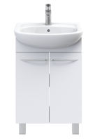 Тумба под накладную раковину Краков 49.7x79 раковина Керамин Рива шкаф-пенал Краков шкаф цвет корпуса белый