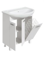 Тумба под накладную раковину Мини 71x78 раковина Kirovit Стиль шкаф-пенал шкаф напольный цвет корпуса белый