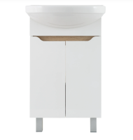 Тумба под накладную раковину Руан 48.5x68 раковина Универсал Рома шкаф-пенал Руан шкаф с зеркалом цвет корпуса белый