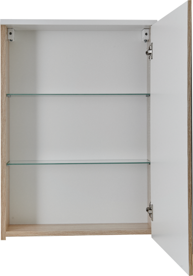 Тумба под накладную раковину Руан 48.5x68 раковина Универсал Рома шкаф-пенал Руан шкаф с зеркалом цвет корпуса бежевый