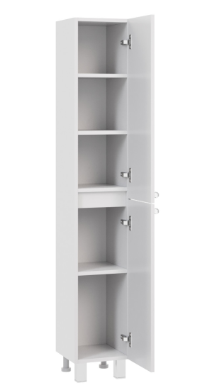 Тумба под накладную раковину Роллс 49.7x79 раковина Керамин Нео шкаф-пенал Роллс шкаф с зеркалом цвет корпуса белый