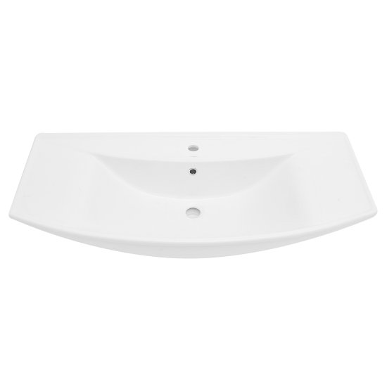 Тумба под накладную раковину Рондо 105x70 раковина Kirovit Сталь шкаф-пенал Рондо шкаф с зеркалом цвет корпуса белый