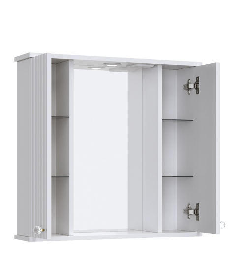 Тумба под накладную раковину Роллс 83x79 раковина Kirovit Элеганс шкаф-пенал Роллс шкаф с зеркалом цвет корпуса белый