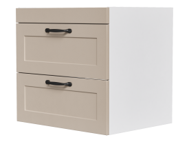 Тумба под накладную раковину Гала 60x56 раковина KONSENSA Teano каркас шкафа-пенала цвет корпуса бежевый