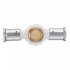 Тройник Henco (14PKW-200520) 20(пресс) х 3/4 НР(ш) х 20(пресс) белый PVDF