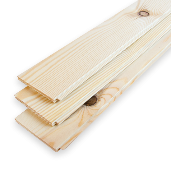 Деревянная панель 8x96x1450 мм хвоя сорт AB с фаской угла