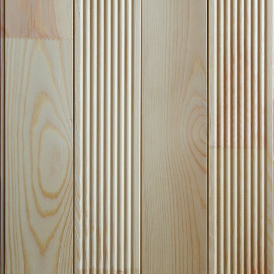 Деревянная панель 8x96x3000 мм хвоя сорт Экстра с фаской угла