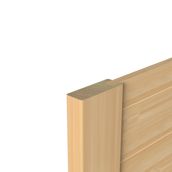 Наборная дверка мебельная Арелан 396х1916х18мм хвоя экстра